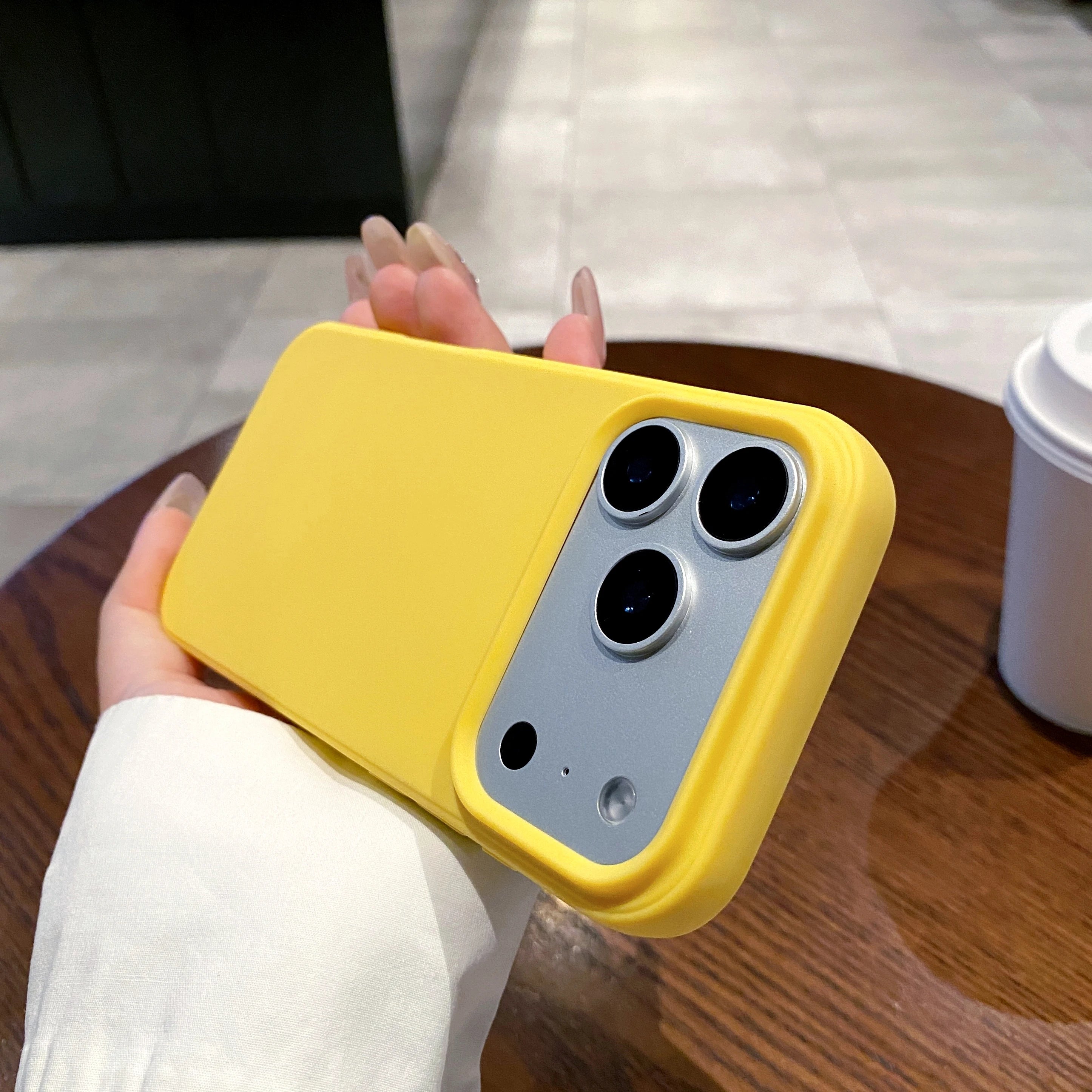 Simple Couple Candy Color Soft Shockproof Anti Fall iPhone Case