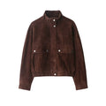 Women Loose Fit Autumn Jacket Big Pocket Warm Street Chic Fashion Coat