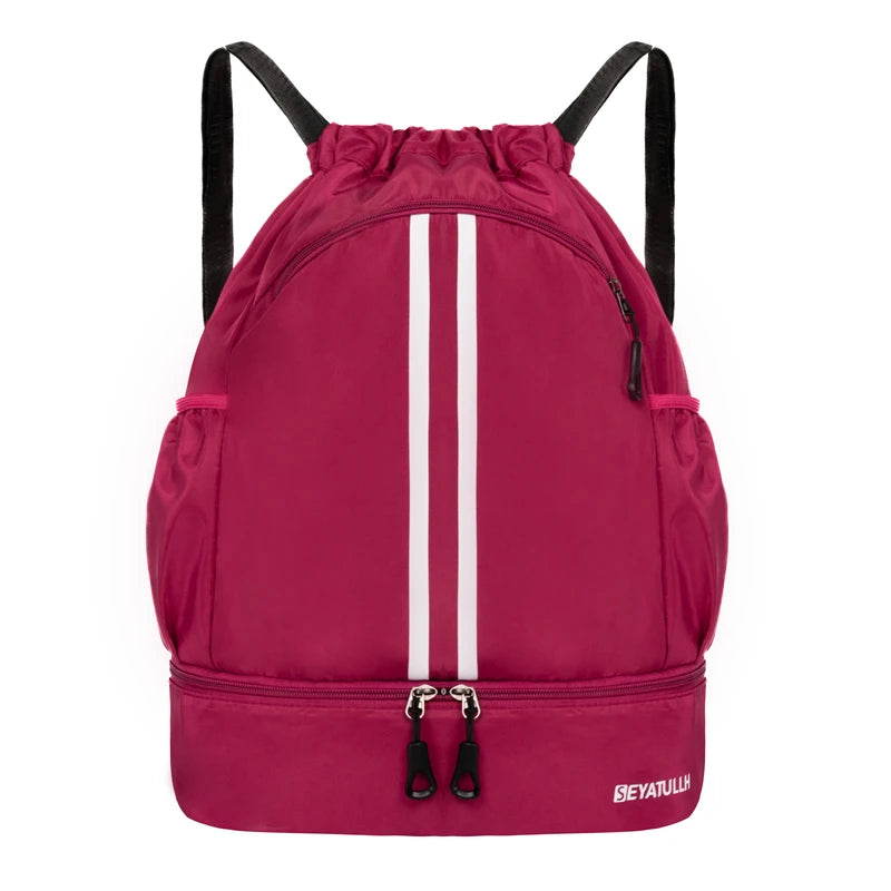Waterproof Sports Basketball Backpack Gym Travel Outdoor Climbing Bag Pouch