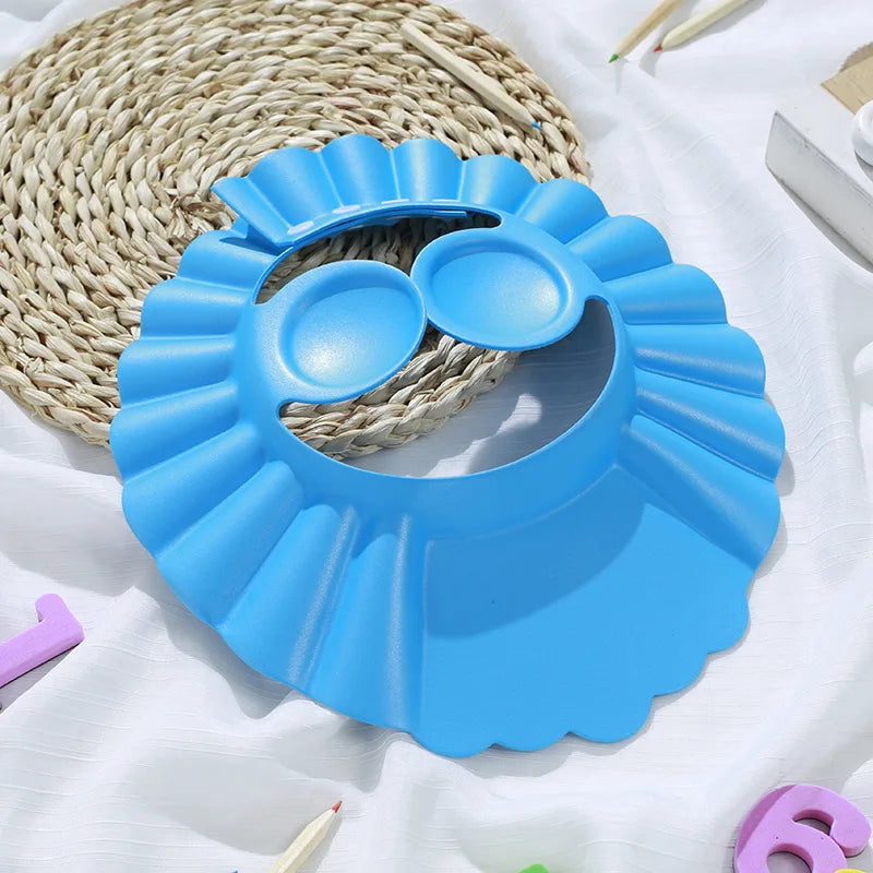 Kids Adjustable Hair Wash Shower Cap for Bath
