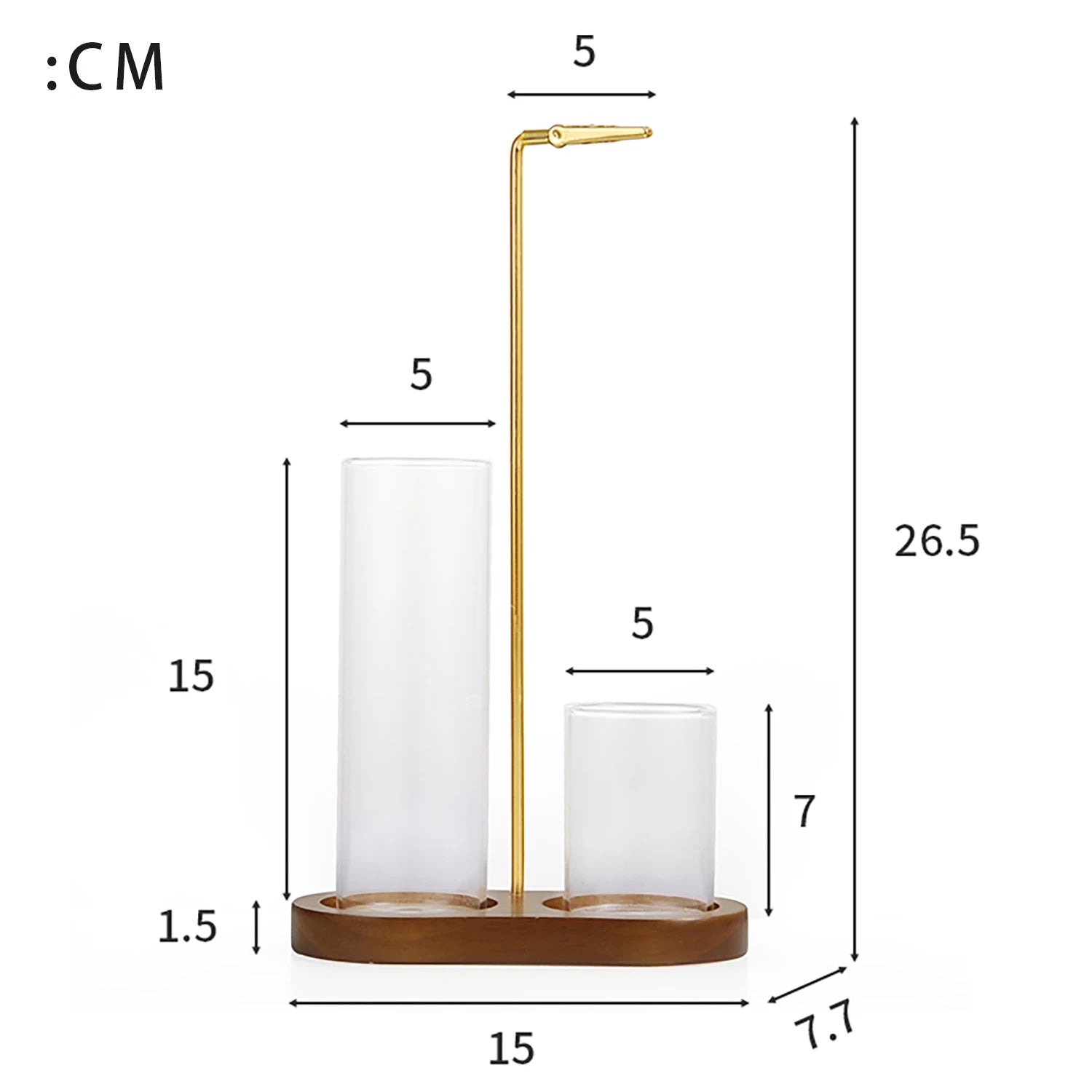 2 in 1 Incense Holder with Glass Ash Catcher and Stick Organizer