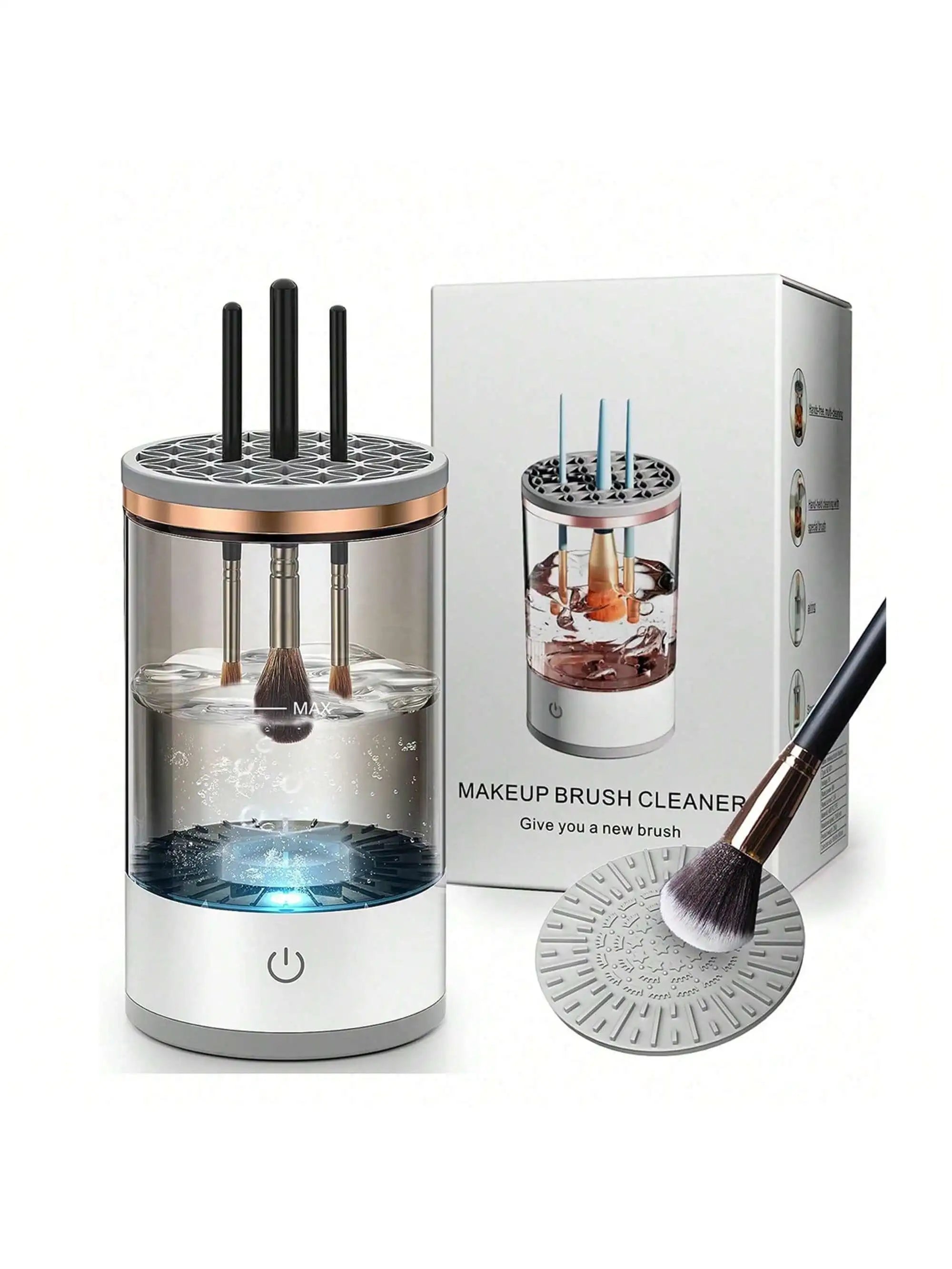 Automatic Makeup Brush Cleaner – Electric Washer & Dryer for Brushes
