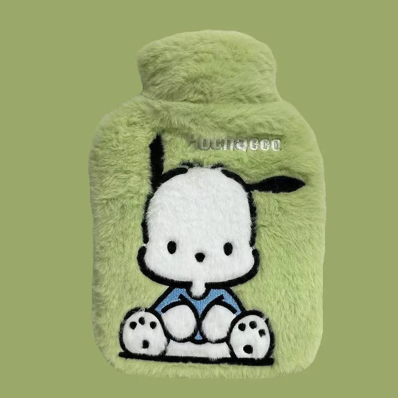 Plush Hot Water Bottle Kuromi Cinnamoroll Winter Hand Warmer Gift