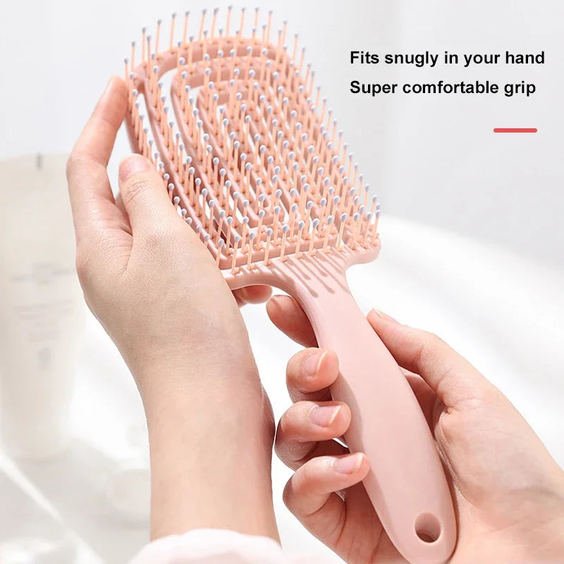 5 Piece Hair Comb Set Scalp Massage Styling Brush Salon Tools