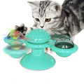 Interactive Windmill Cat Toy Rotating Puzzle Toy with Turntable for Cats