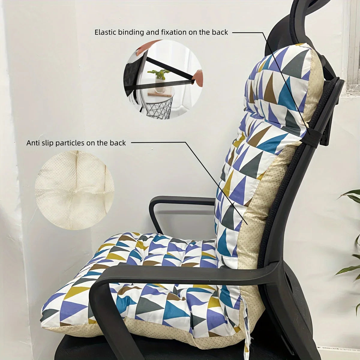 Ergonomic Seat Cushion with Back Support for Office Car Home Chair
