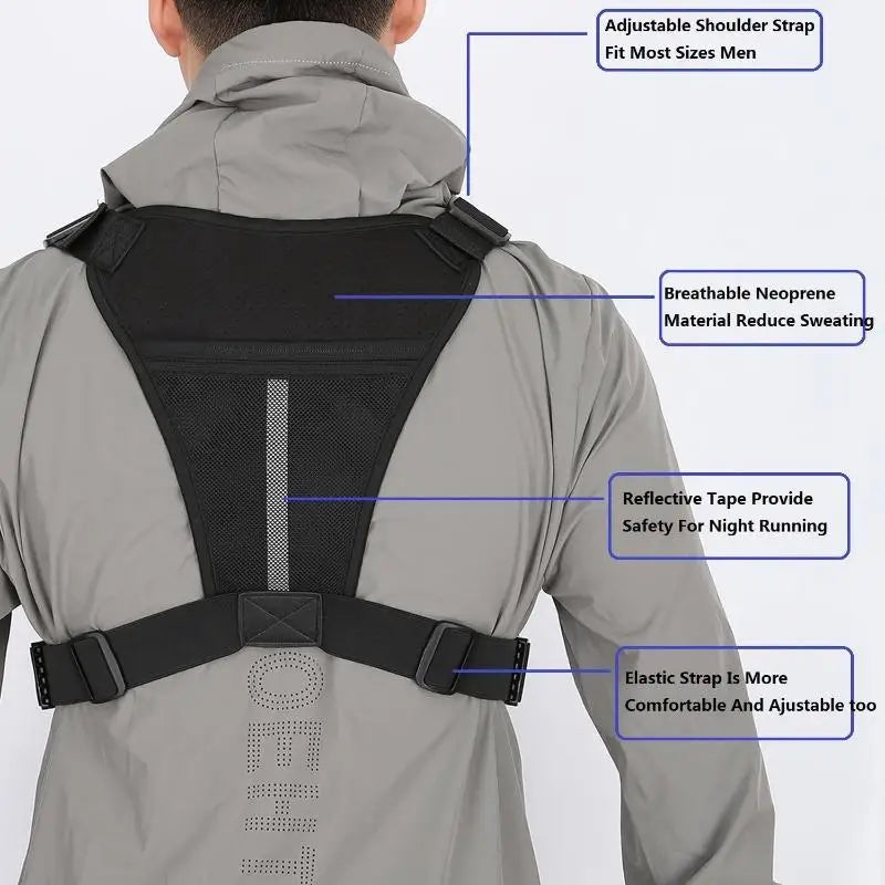 Tactical Chest Bag – Adjustable Running & Cycling Vest Pack for Men & Women