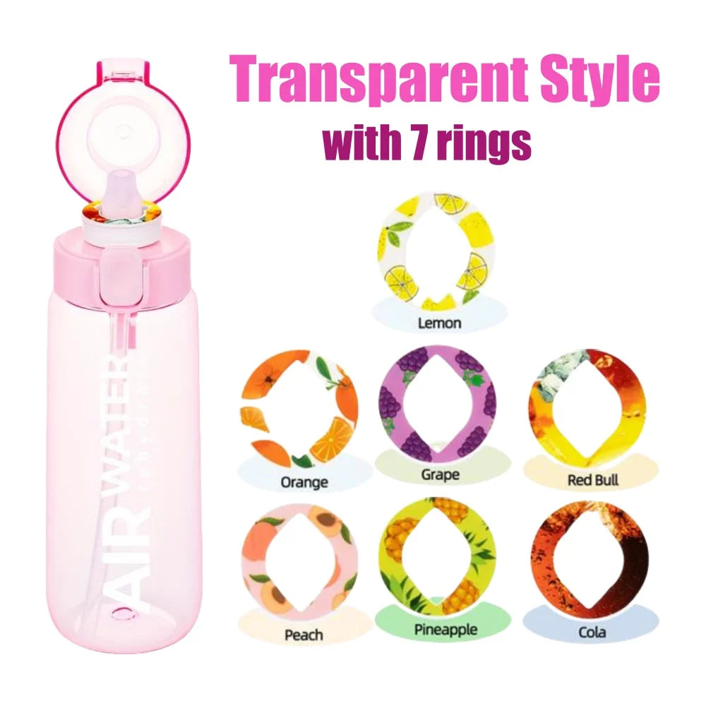 Air Water Bottle 750ml with Flavor Pods – 0 Sugar 0 Calories Leakproof Sports Bottle