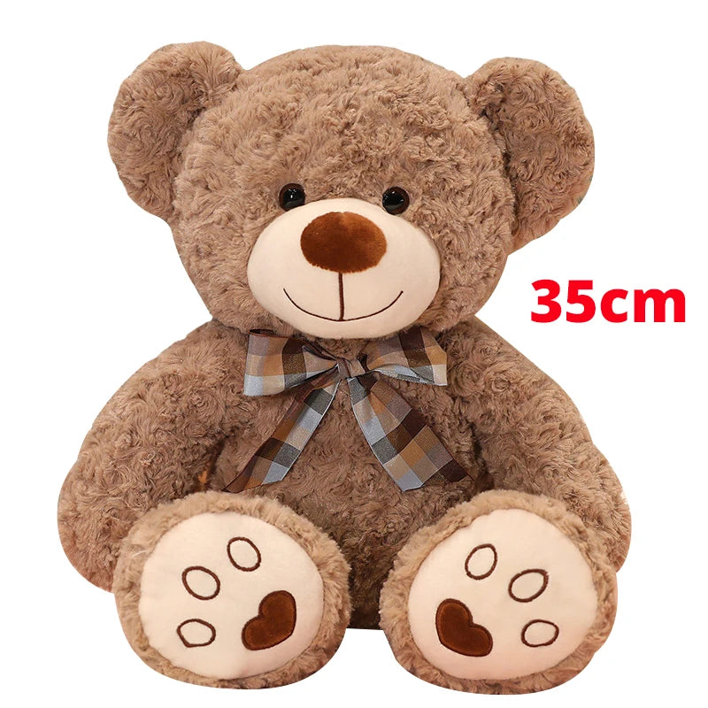 Teddy Bear Plush Pillow 25cm 35cm Soft Stuffed Animal Gift