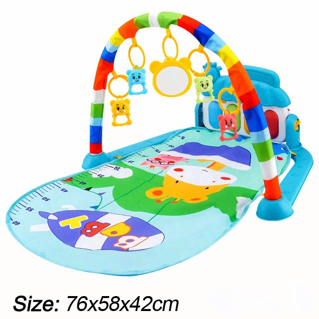 Baby Music Play Gym Piano Activity Mat for Newborns 0 to 36 Months