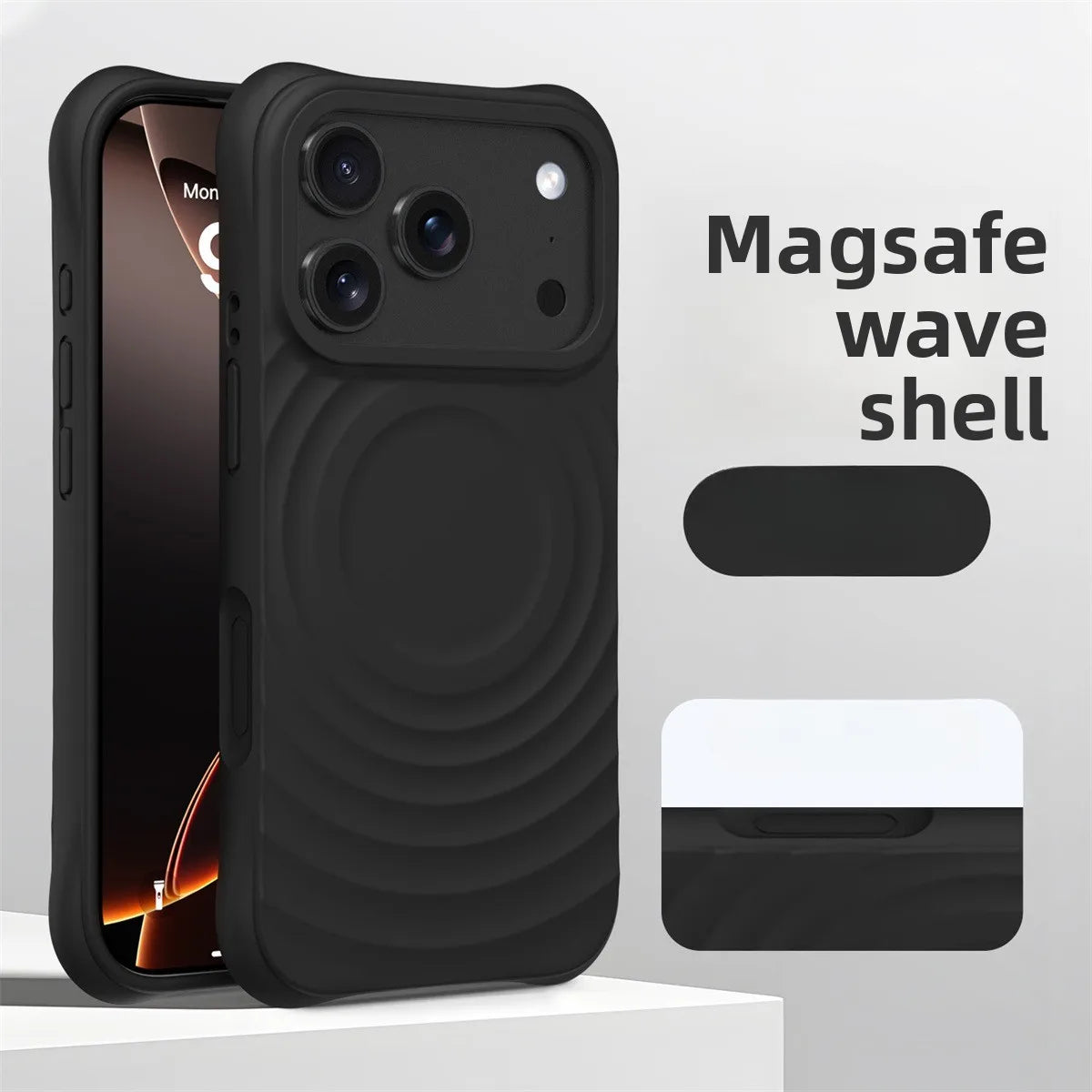 Official Water Ripple Silicone MagSafe Magnetic Soft iPhone Case