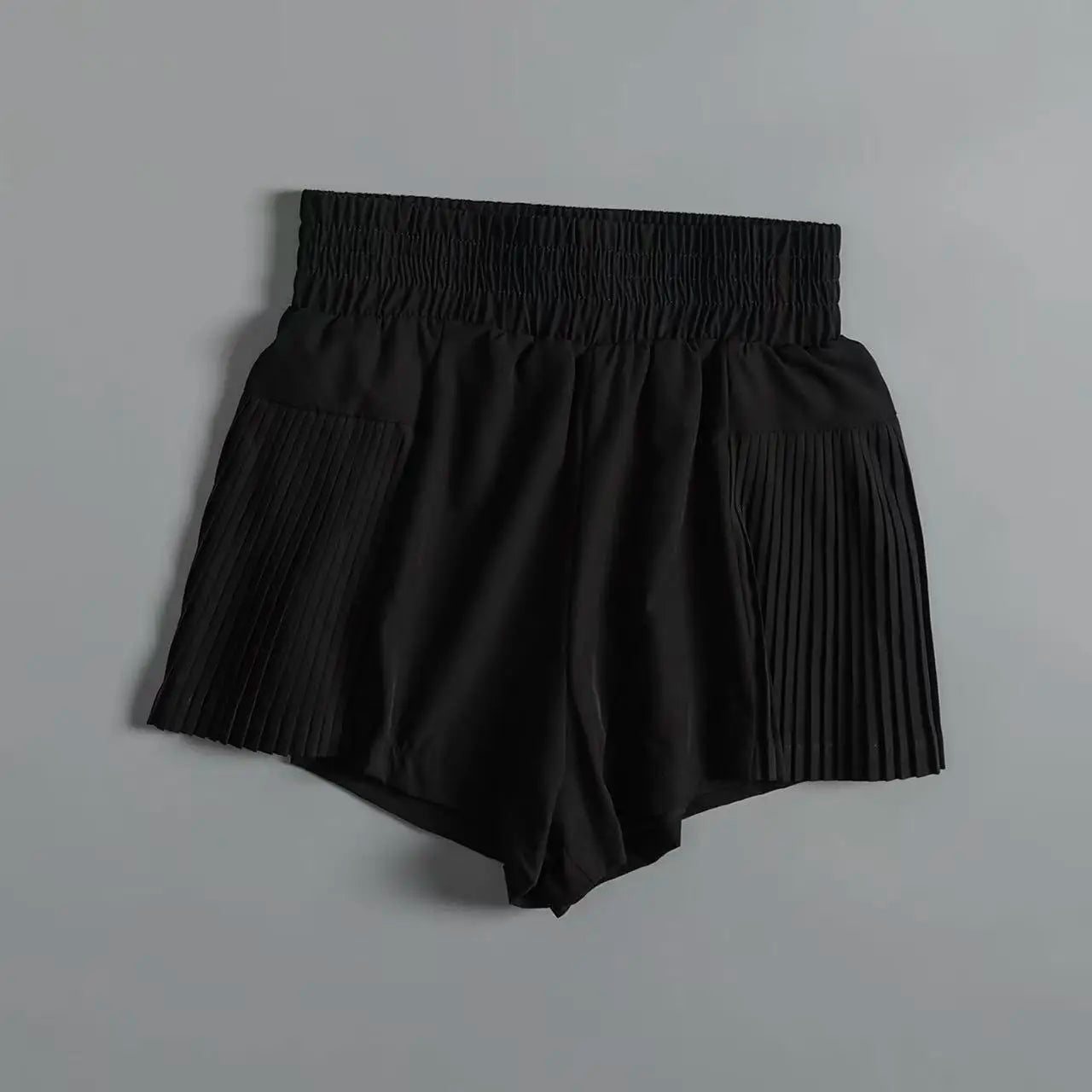 Women’s High Waist Quick Dry Sports Shorts with Pockets for Running Yoga Fitness