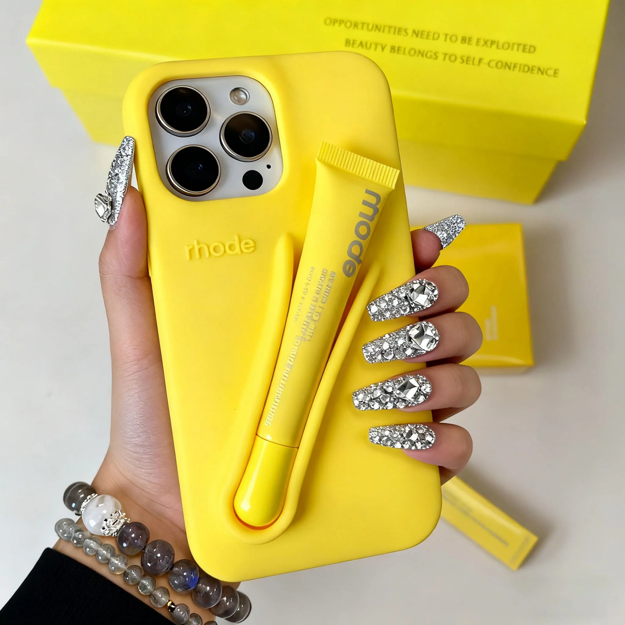 Lemontini Lip Gloss Silicone iPhone Case