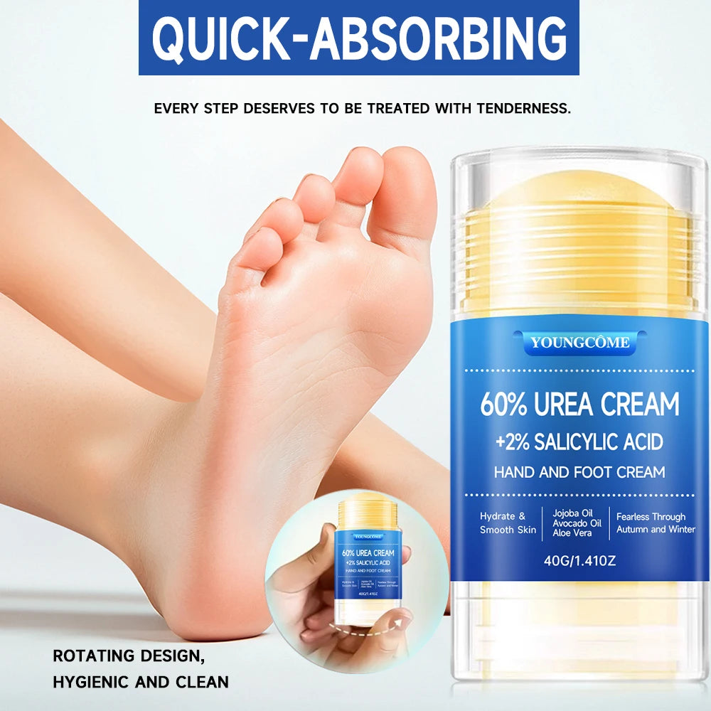 Urea Foot Cream 60% – Intensive Moisturizing Heel Repair Cream for Dry, Cracked Feet