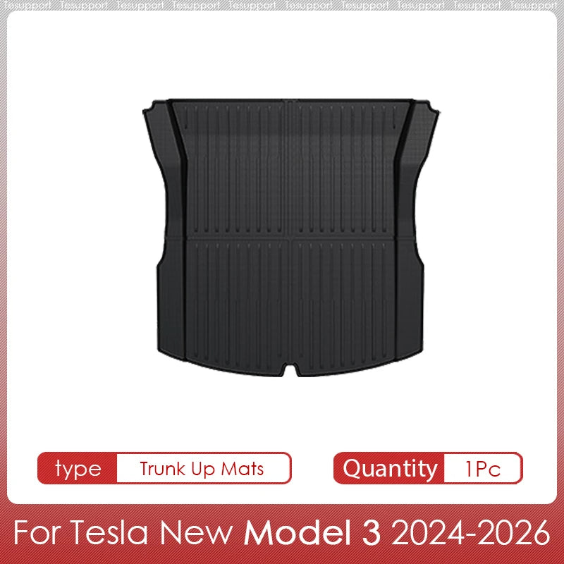 Tesla Model 3 Floor Mats 2024–2026 – Custom Fit Waterproof TPE Full Set