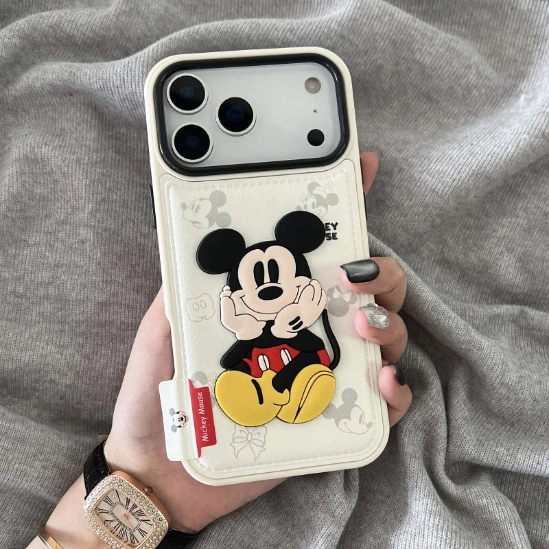 Disney Mickey Mouse Embossed Leather iPhone Case