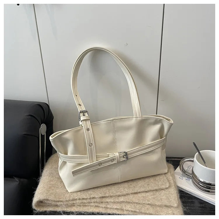 Women Retro Tote Bag Large Capacity Shoulder Handbag