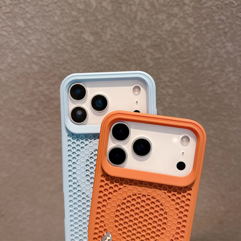 Breathable Mesh Heat Dissipation Magnetic iPhone Case