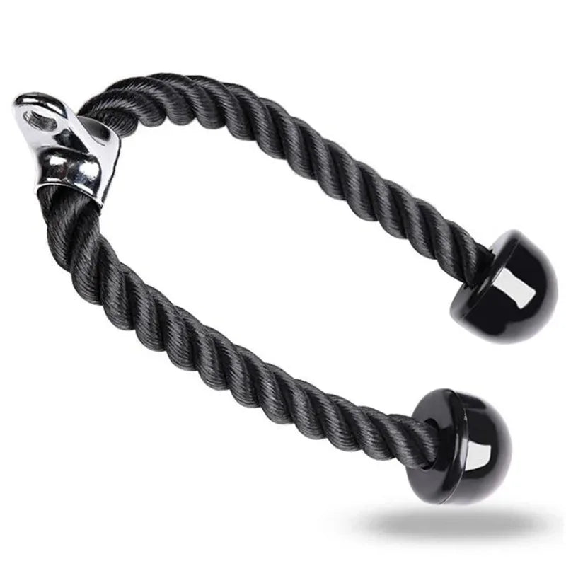 Gym Cable Attachment Set Triceps Rope Handles Resistance Band Workout Kit