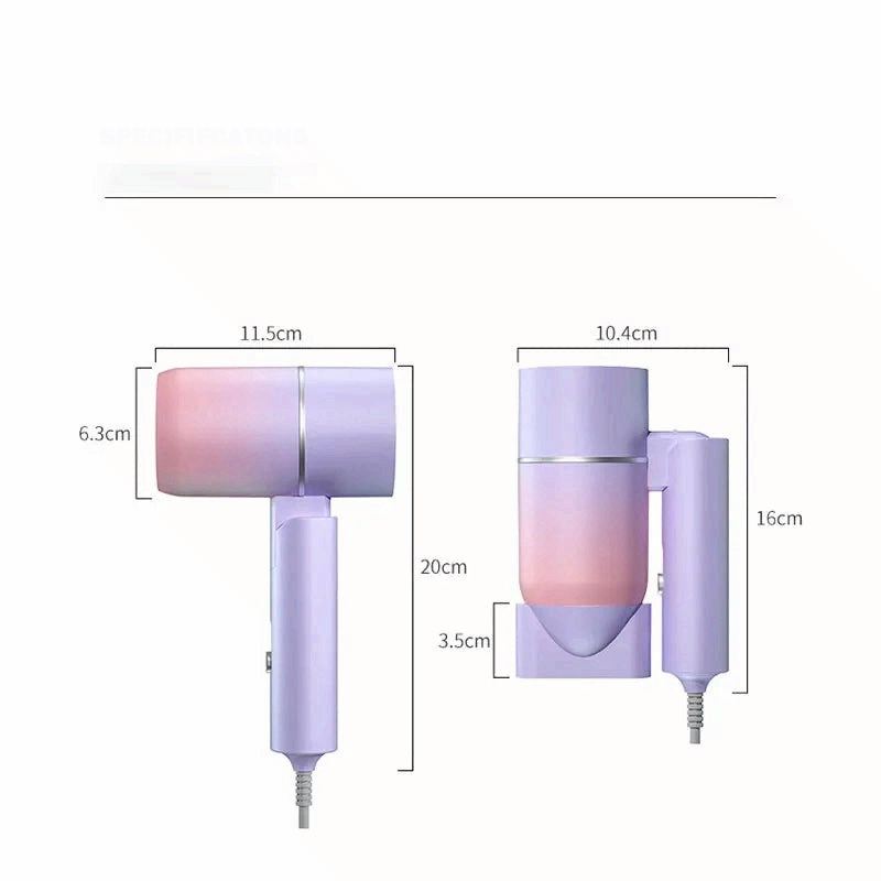 Mini Folding Hair Dryer 750W Portable Travel Hair Dryer