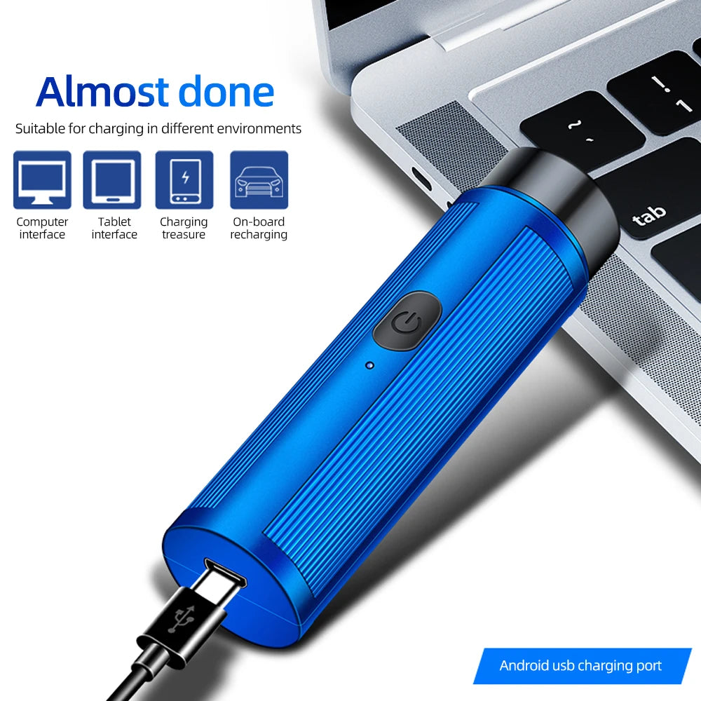 Mini Electric Shaver Rechargeable Razor Men Women Portable Epilator Car Travel Shaving Tool