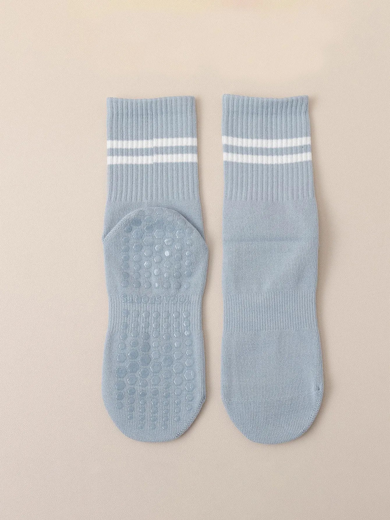 Women Pilates Yoga Grip Socks Non Slip Barre Socks 4 Pairs Set