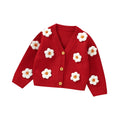 Baby Girl Knit Cardigan Long Sleeve Sweater Coat
