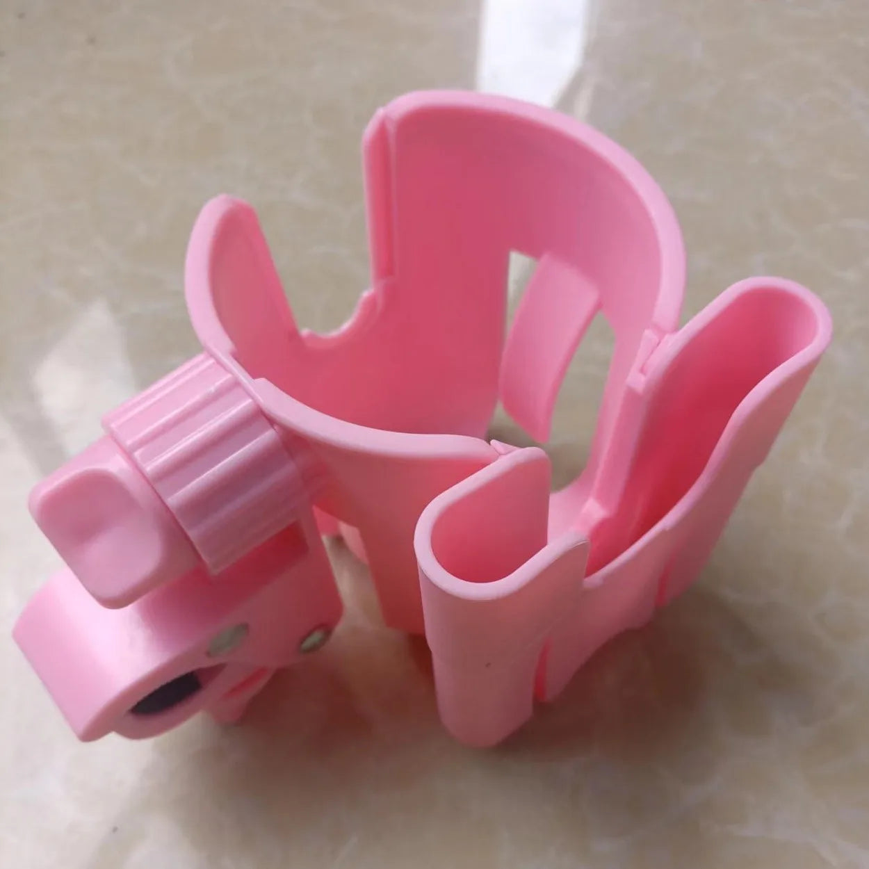Stroller Cup Holder Anti Slip Bottle Holder with Phone Mount