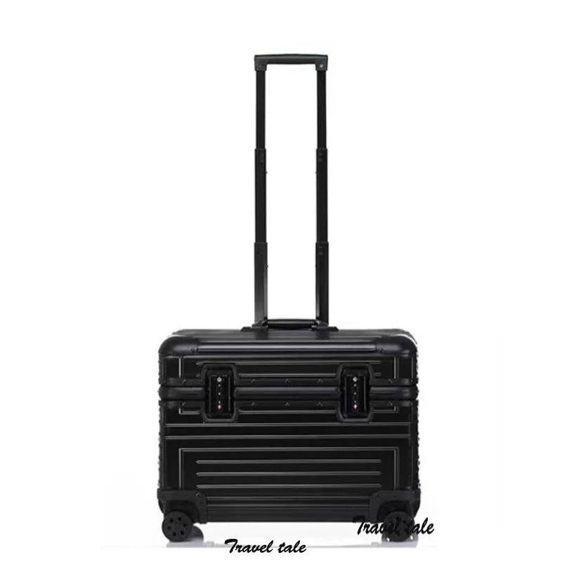 Aluminum Camera Trolley Suitcase Spinner Carry On Photography Luggage