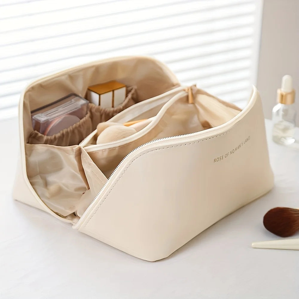 Makeup Organizer Travel Cosmetic Bag Large Capacity Toiletry Storage Pouch Waterproof Portable Beauty Case