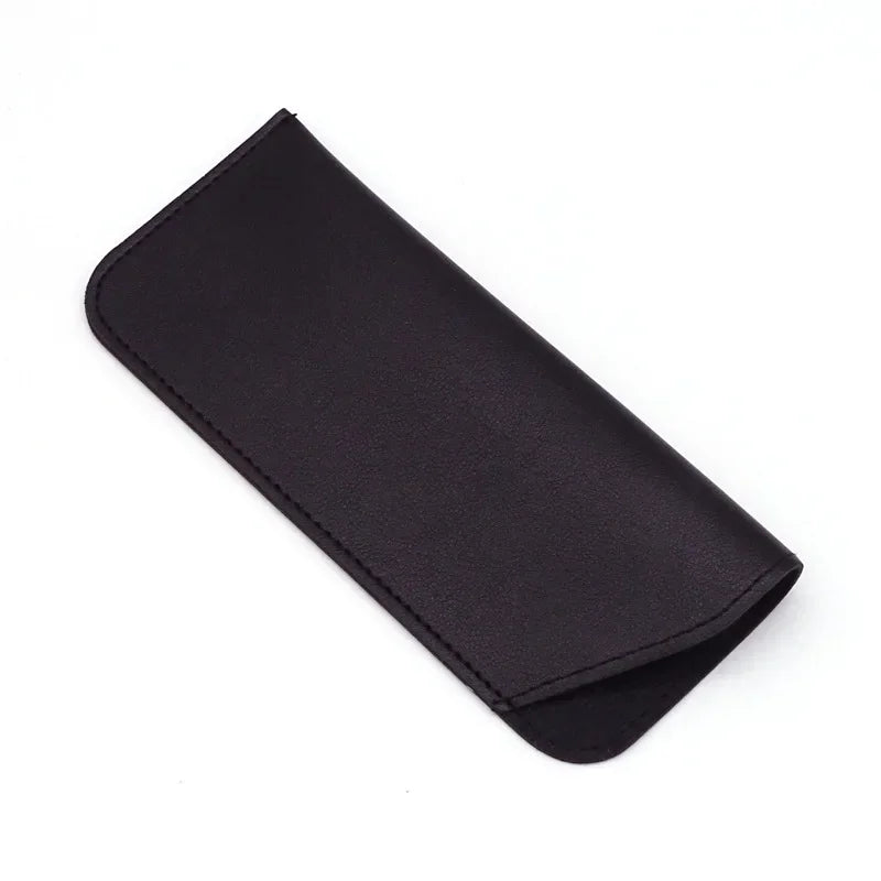 Leather Glasses Pouch Protective Eyewear Case