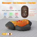 Electric Neck Massager Pillow Cervical Traction Device Heat Therapy Vibration Neck Pain Relief Shoulder Relaxer