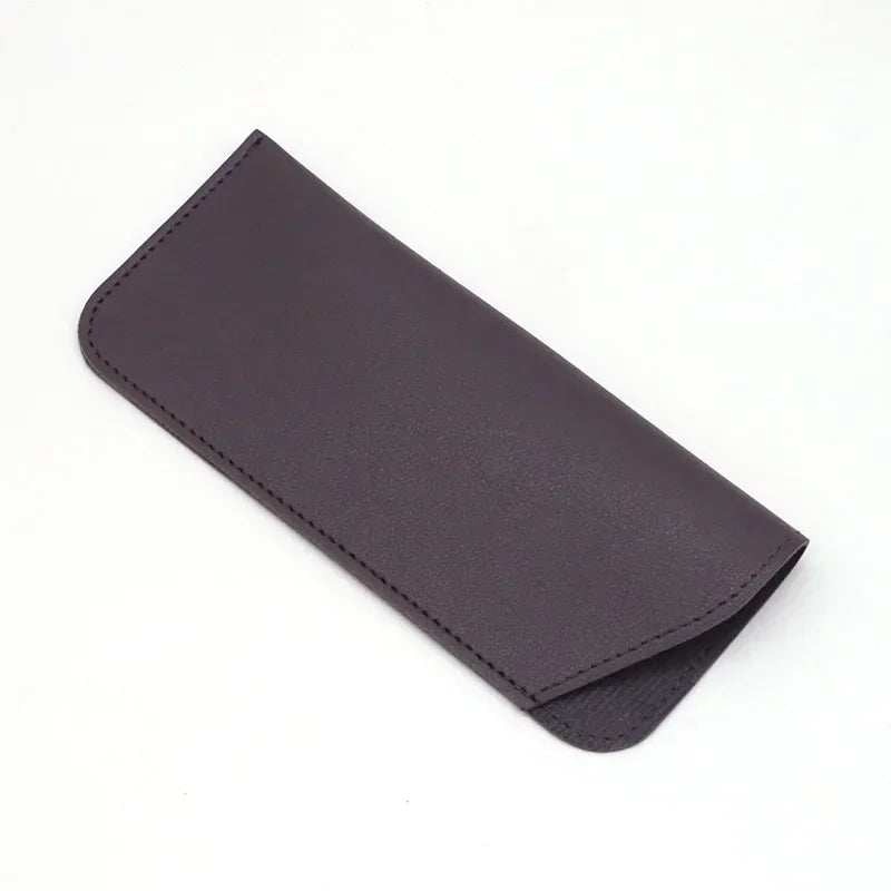 Leather Glasses Pouch Protective Eyewear Case