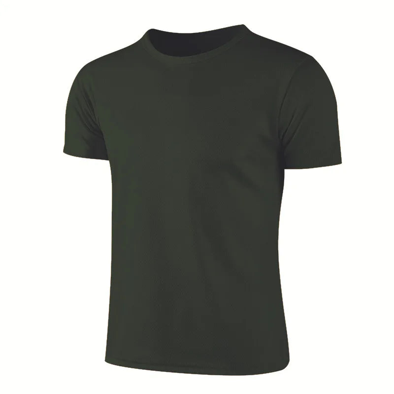 Quick Dry Sports T Shirt Men Women Breathable Gym Running Fitness Tee