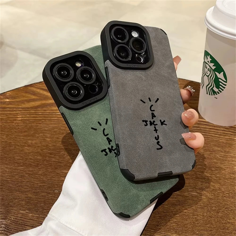 Flip Leather Streetwear iPhone Case