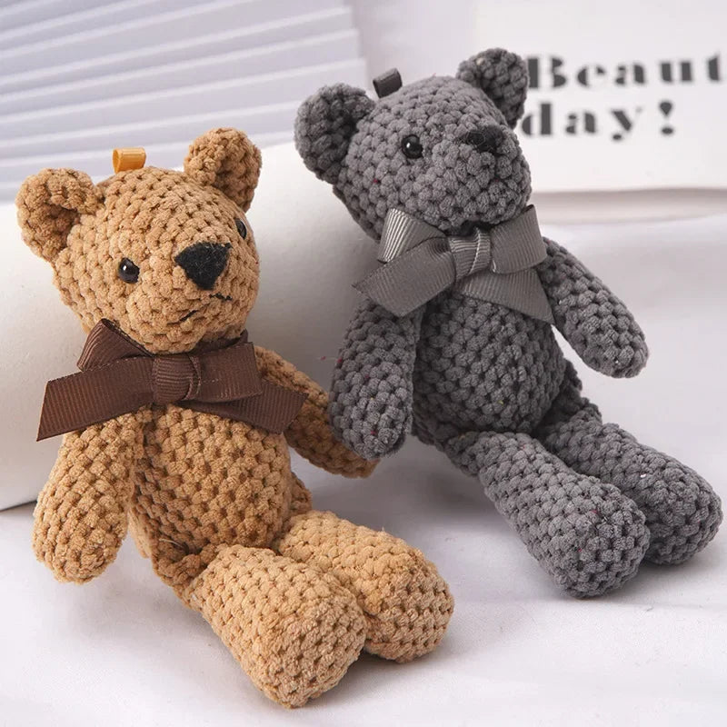 16cm Pineapple Bear Plush Keychain Mini Teddy Bear Gift