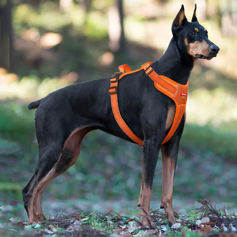 Reflective Tactical Dog Harness Waterproof Vest Medium Large Dogs Adjustable Pet Supplies
