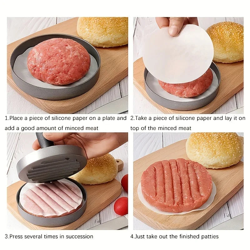 1PC Non-Stick Burger Press Patty Maker