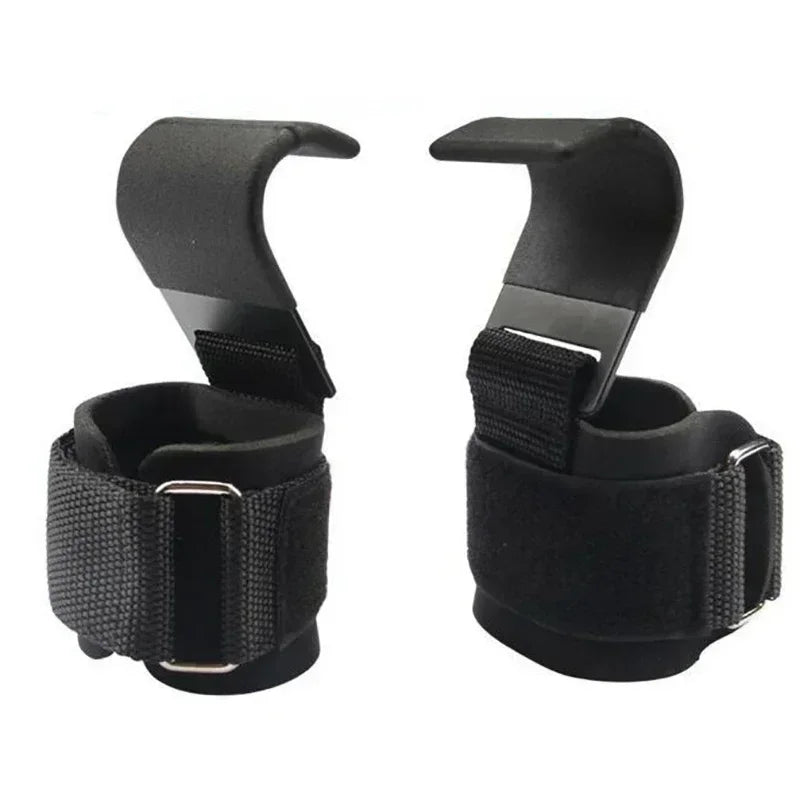 Weight Lifting Hook Grips Wrist Wrap Gym Pull Up Support Straps Powerlifting Gloves