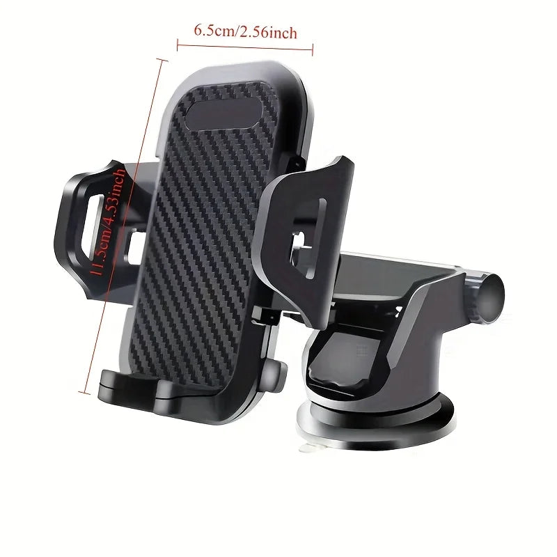 Car Phone Holder Mount – Suction Cup Dashboard Windshield Smartphone Stand