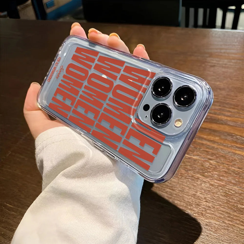 Simple Clear Shockproof iPhone Case