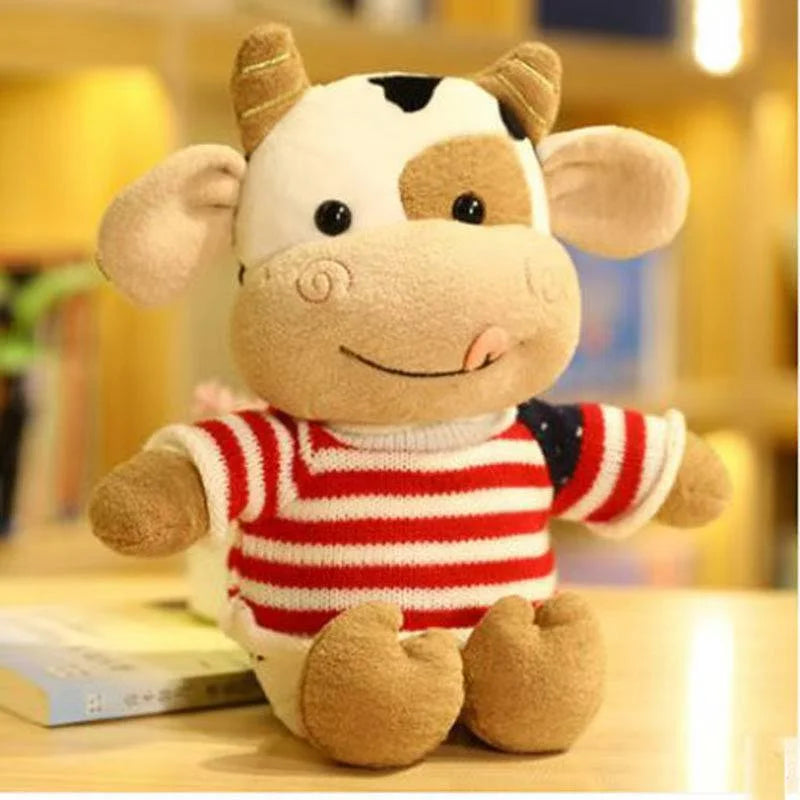 Cute Cow Plush Pillow Gift for Kids and Girlfriend