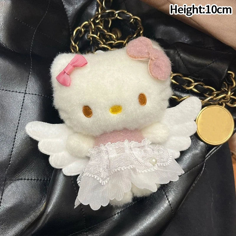 Cute Cat Plush Keychain Bag Charm for Girls