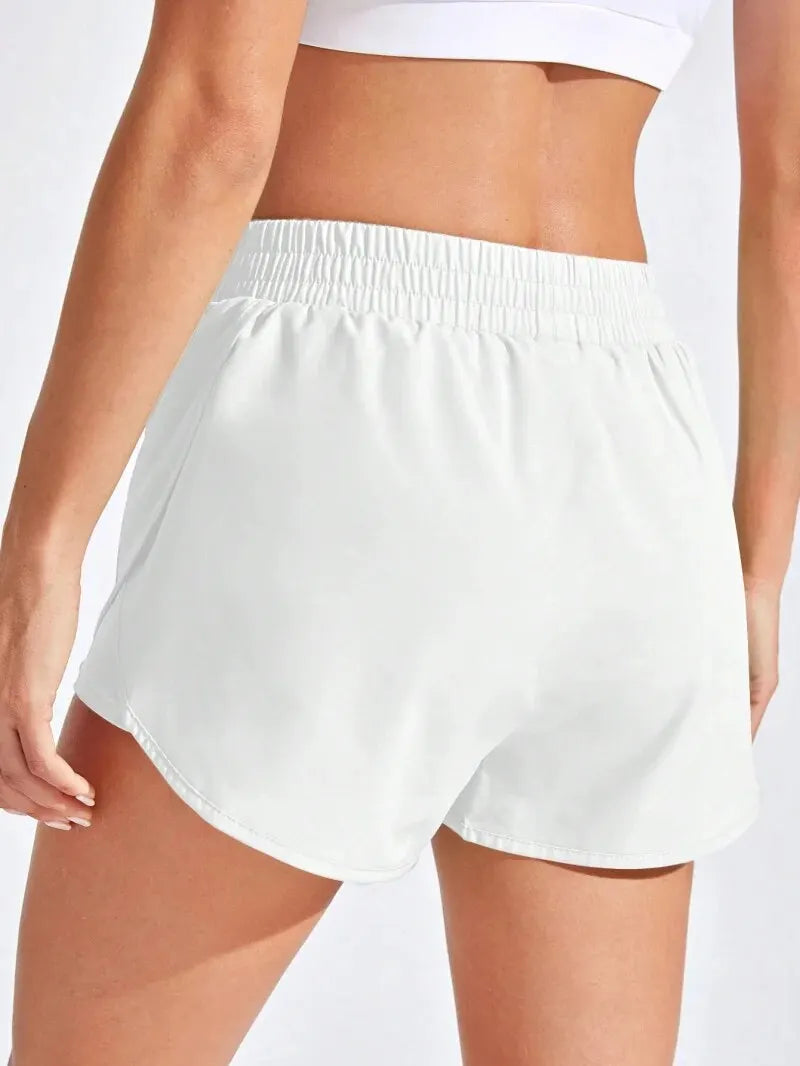 Women Yoga Shorts Elastic Fitness Running Gym Sport Shorts Workout Leggings