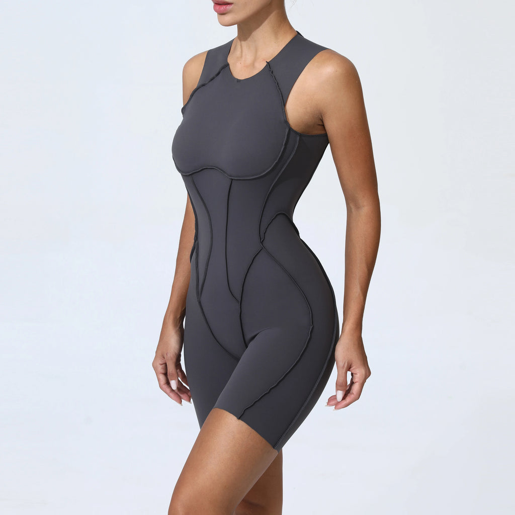 Women Sports Jumpsuit Gym Fitness Bodysuit Training Romper Sportswear
