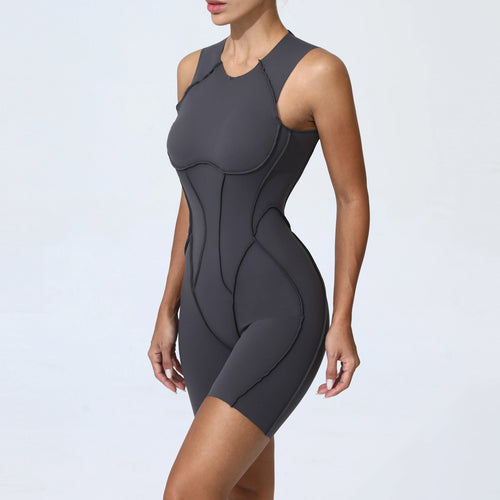 Women Sports Jumpsuit Gym Fitness Bodysuit Training Romper Sportswear