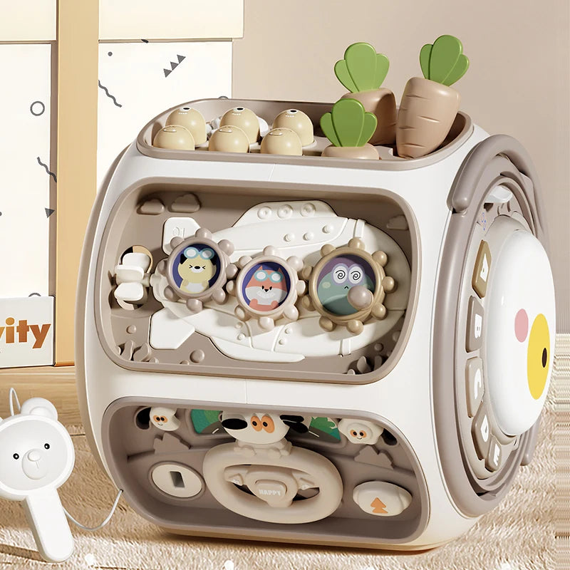 Montessori Magnetic Fishing Busy Board Sensory Learning Toy