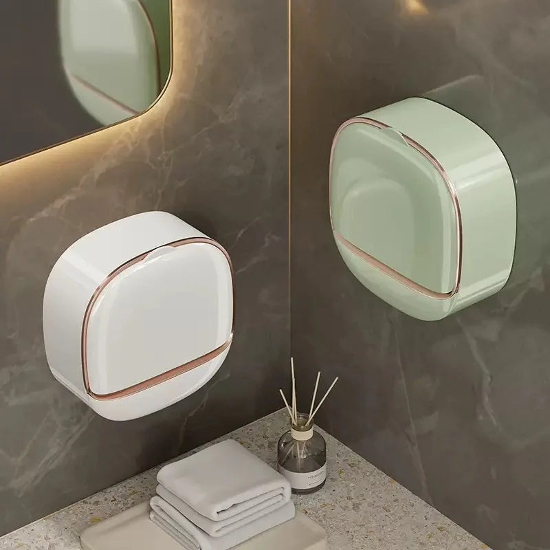 Waterproof Soap Box Hanging Bathroom Soap Holder with Drainage Storage Case