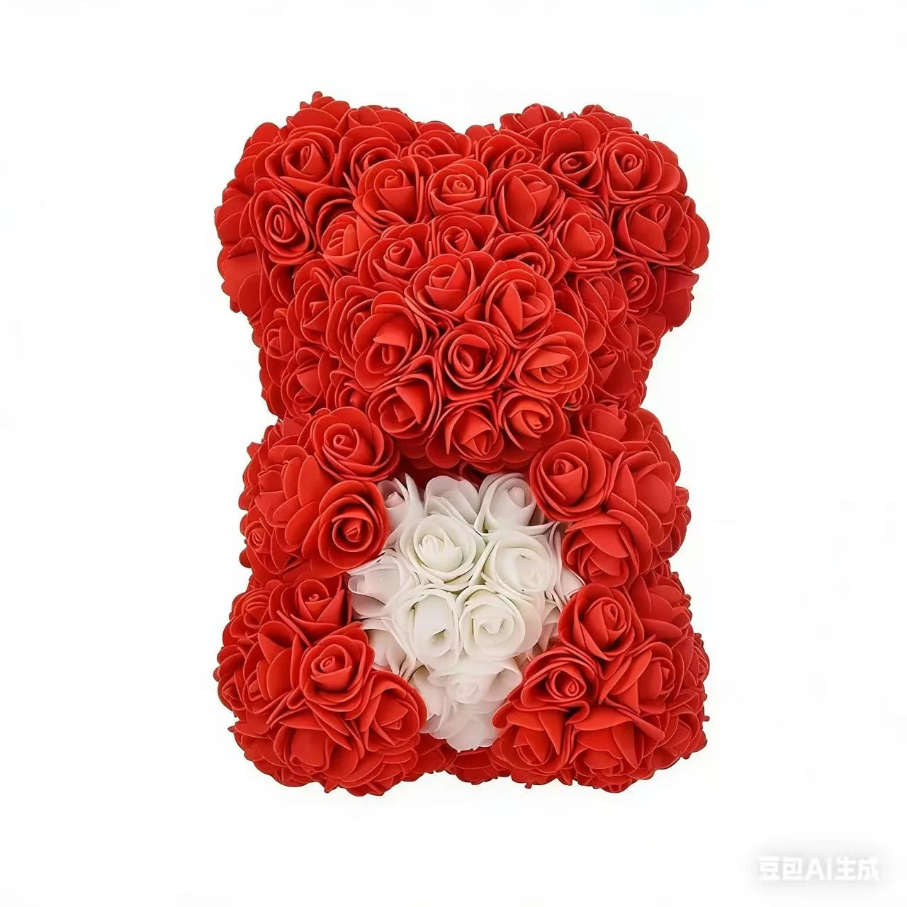 Rose Flower Teddy Bear Gift with Box for Women