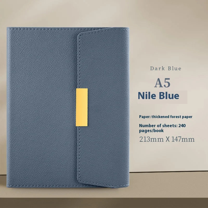 PU Leather Notebook Diary Thickened Retro Travel Journal High End